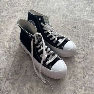 Converse Black and White High-Top Sneakers